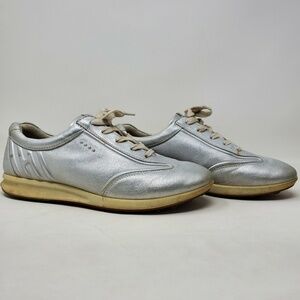 ECCO Golf Women Street EVO Luxe Silver Sneaker 8